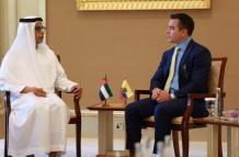 Daniel Noboa en Emiratos Árabes Unidos