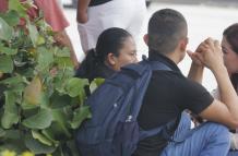 Los familiares del menor llegaron desde Machala.