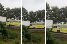 Un bus de Barcelona SC tuvo un choque en vía Naranjal - Machala.