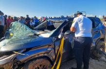 El accidente ocurrió la tarde de este miércoles 7 de mayo.