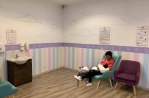 Sala de lactancia ubicada en Ciudad Comercial El Recreo, en Quito.