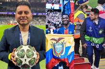Darío Araujo periodista ecuatoriano que cubre el fútbol europeo.