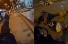 Policía interceptó a delincuentes en la Balerio Estacio.