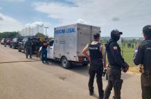 enfrentamiento con policías en Santa Elena