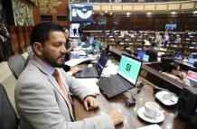 Otto Vera (PSC) fue el encargado de presentar la terna en el Pleno.