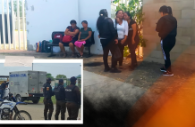 enfrentamiento con policía en Los Ceibitos
