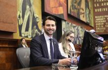 Niels Olsen es el presidente de la Asamblea Nacional del Ecuador.