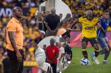 Segundo Castillo y Felipe Caicedo entrenador y jugador de Barcelona SC.