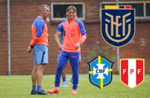 Ecuador vs. Brasil, Ecuador vs. Perú, FEF, Tri, eliminatorias sudamericanas, Mundial 2026, Walter Ayoví, embajador