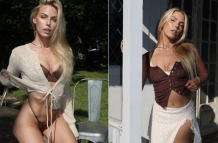 Jenna Lee deslumbra en sensual microbikini y las redes estallan.