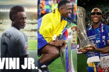 Vini, Willian Pacho y Moisés Caicedo en el Monumental.