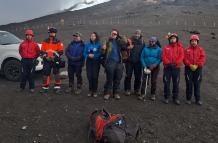 Los excursionistas fueron rescatados la tarde de este 8 de junio.
