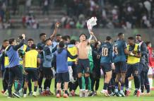 La selección de Ecuador celebró anoche en Lima su pase al Mundial del 2026