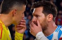 Boquilleo entre Lionel Messi y James Rodríguez: ¿qué se dijeron?