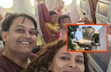 Este fue el viral selfie que aquella familia tomó en el avión que luego se estrelló.