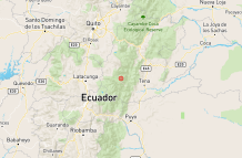 El temblor se sintió en la provincia de Napo.