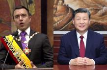 Presidente de ecuador y china