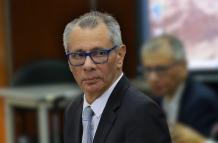 Jorge Glas durante el juicio del caso Reconstrucción de Manabí en Quito