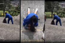 Agresión en el parque Itchimbía de Quito - Estudante agredida brutalmente en el Itchimbía