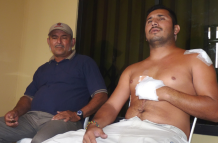 El 8 de septiembre de 2010, José Adolfo Macías Villamar, herido, habló para la prensa.