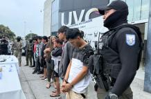 En el operativo hubo 14 aprehendidos y 5 detenidos.