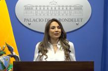 Carolina Jaramillo habló sobre las preguntas del referéndum de Daniel Noboa.