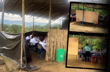 escuela con daños en provincia de Esmeraldas