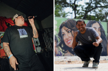 El Cholo y Gabo Zapatier, dos artistas que buscan el cambio social en Guayaquil.