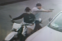 Esta fue la imagen que captó la cámara de seguridad cercana sobre los implicados.