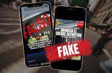 Imágenes manipuladas con identidad visual de Diario EXPRESO y Diario EXTRA circulan en redes sociales.