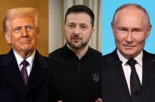 Trump, Putin y Zelenski