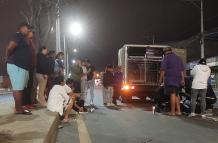 El accidente se produjo en la avenida Carlos Espinoza Larrea en Salinas