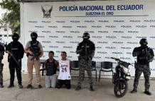 Los dos sospechosos fueron capturados por la Policía.