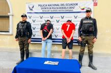 Detenidos - Quito - armas - extorsión