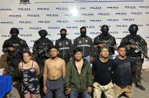 Cinco presuntos integrantes de Los Lobos fueron detenidos por la Unase.