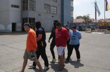 Los sospechosos fueron aprehendidos y serán presentados ante la autoridad competente.