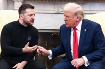 Donald Trump y Volodímir Zelenski