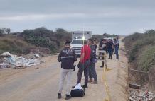En este lugar que es desolado en las afueras de Salinas fue asesinado un hombre