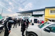 enfrentamiento con la policía