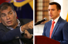 Rafael Correa le respondió con 'mijín' al presidente Noboa.