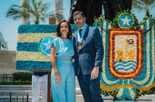 Marcela Aguiñaga y Aquiles Álvarez