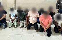 Supuestos miembros de Los Águilas detenidos en Milagro