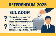 Referéndum de 2025 en Ecuador: hasta este 21 de septiembre, solo dos preguntas tendría la consulta.