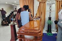 velorio  de futbolista asesinado