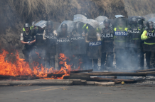 Paro nacional Ecuador 2025.