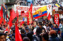 Paro nacional Ecuador 2025.