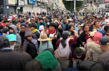 El paro indígena cumple su octavo día de manifestaciones.