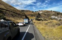 CIERRE DE CARRETERAS EN CHIMBORAZO