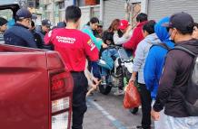 Paro Nacional 2025: joven herida en Otavalo cuando manifestantes intentaban ponchar llantas