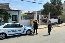 En esta vivienda ocurrió el doble crimen durante una fiesta infantil.